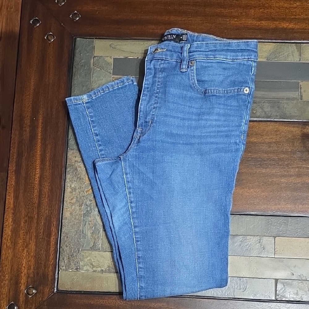 Ralph Lauren Women's Classic Blue Skinny Jeans
